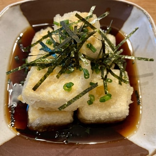 めんつゆと片栗粉で☆揚げ出し豆腐